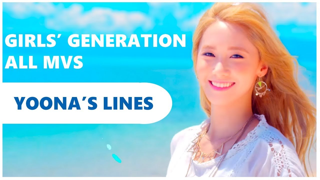Every SNSD MV but it's just Yoona's lines