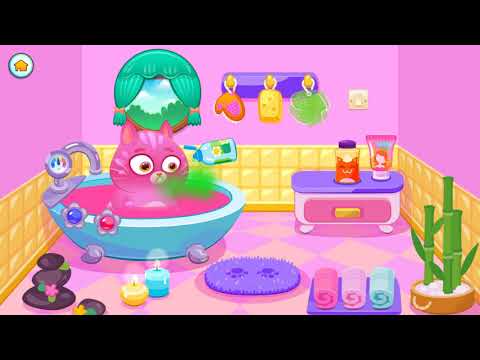 Luisa levou o gatinho BUBBU no Salão de Beleza - My Virtual Pet Gameplay  (parte 5) 