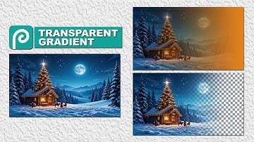 How to make a transparent gradient in Photopea