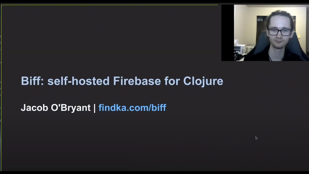 Biff: Self-Hosted Firebase for Clojure - YouTube