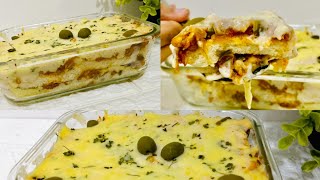 ബ്രഡ്കൊണ്ടൊരു അപാര രുചിയിൽ ഒരു സ്നാക്ക്?/ലസാനിയLasagna Recipe malayalam/Bread Lasagna without oven