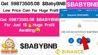🔥BABYBNB Token - Get 59,873,505.08 BabyBNB for $1💎| Claim Directly In Trust wallet💰 screenshot 5