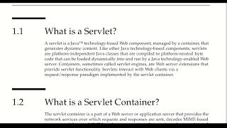 1.6.1 Creating a servlet (Part I)