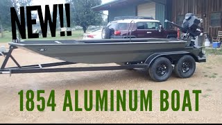 NEW 1854 ALLUMINUM BOAT WITH THE GATOR TAIL 40 XD