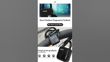 Smart Keyless Fingerprint Padlock #security #smarthome #biometric #gadgets