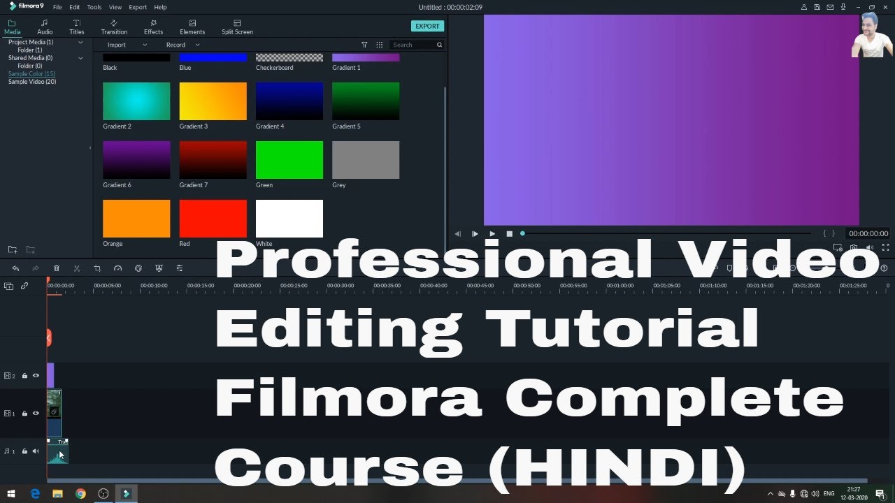 Filmora video editing tutorial for beginners | full course | Hindi ...