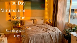 30 Day Minimalism Challenge BACKWARDS - I decluttered 465+ Items 🙌 Bloopers at the end 😁