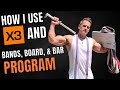 How and why i use the x3 bar  complete resistance band bar and board program