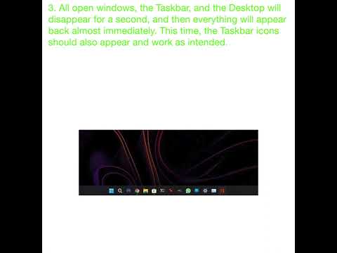 Restart Windows Explorer