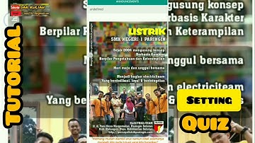 Tutorial setting Quiz E-learning SMKN 1 Paringin