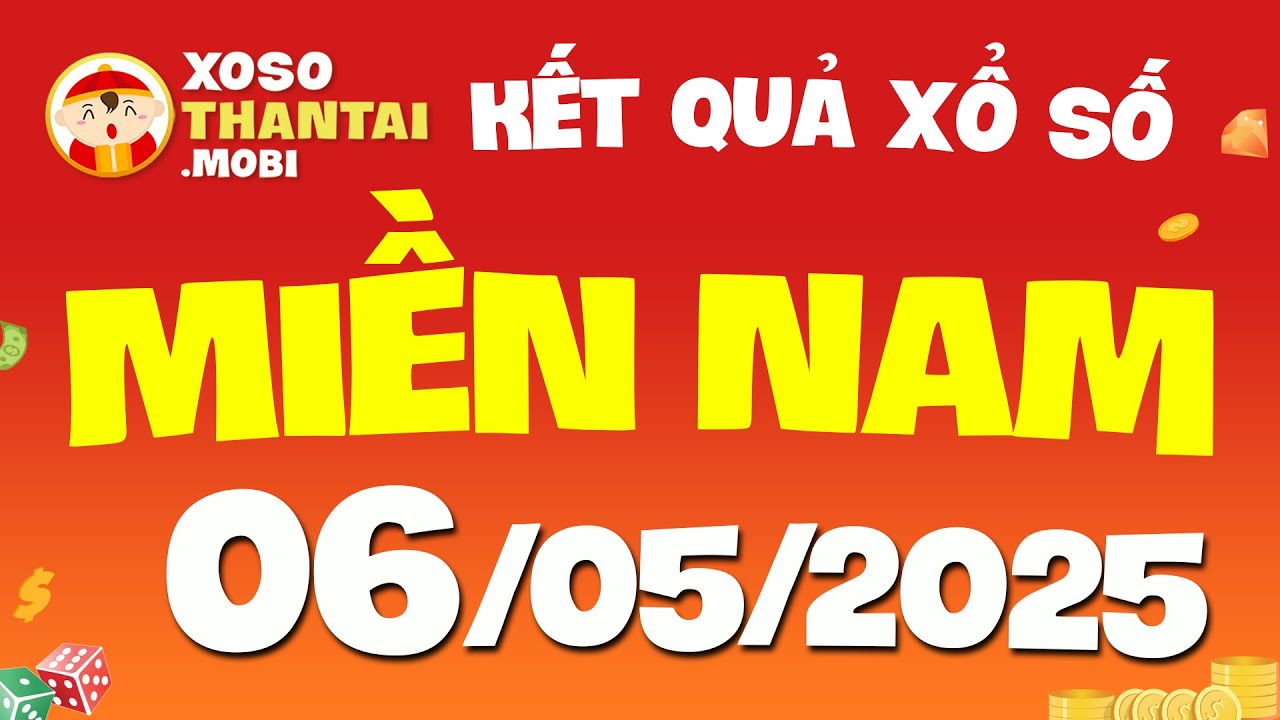 sieu nhan gao tap 37 Xổ số Miền Nam hôm nay ngày 6 tháng 5 | XSMN - SXMN - KQXSMN - KQXS miền Nam thứ 3