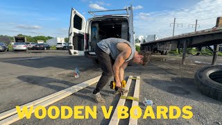 How to make wooden V board for flatbed