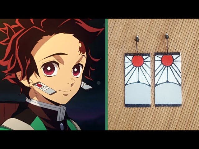 Amazon.com: Tanjiro Hanafuda Earrings Breath Of The Sun Symbol Great For  Demon Slayer Anime Light-Weight Wearing (Breath Of The Sun B): Clothing,  Shoes & Jewelry