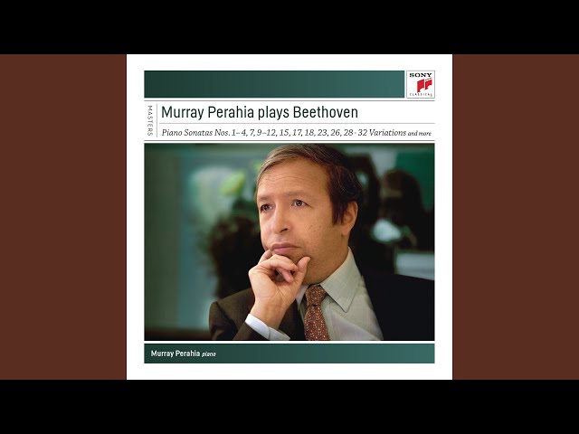 Beethoven - Sonate pour piano n°15 "Pastorale": 2e mvt : Murray Perahia, piano