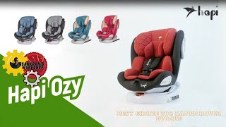 Child / Infant car seat - Hapi Ozy for Range Rover Evoque - Unboxing - Review - Testing