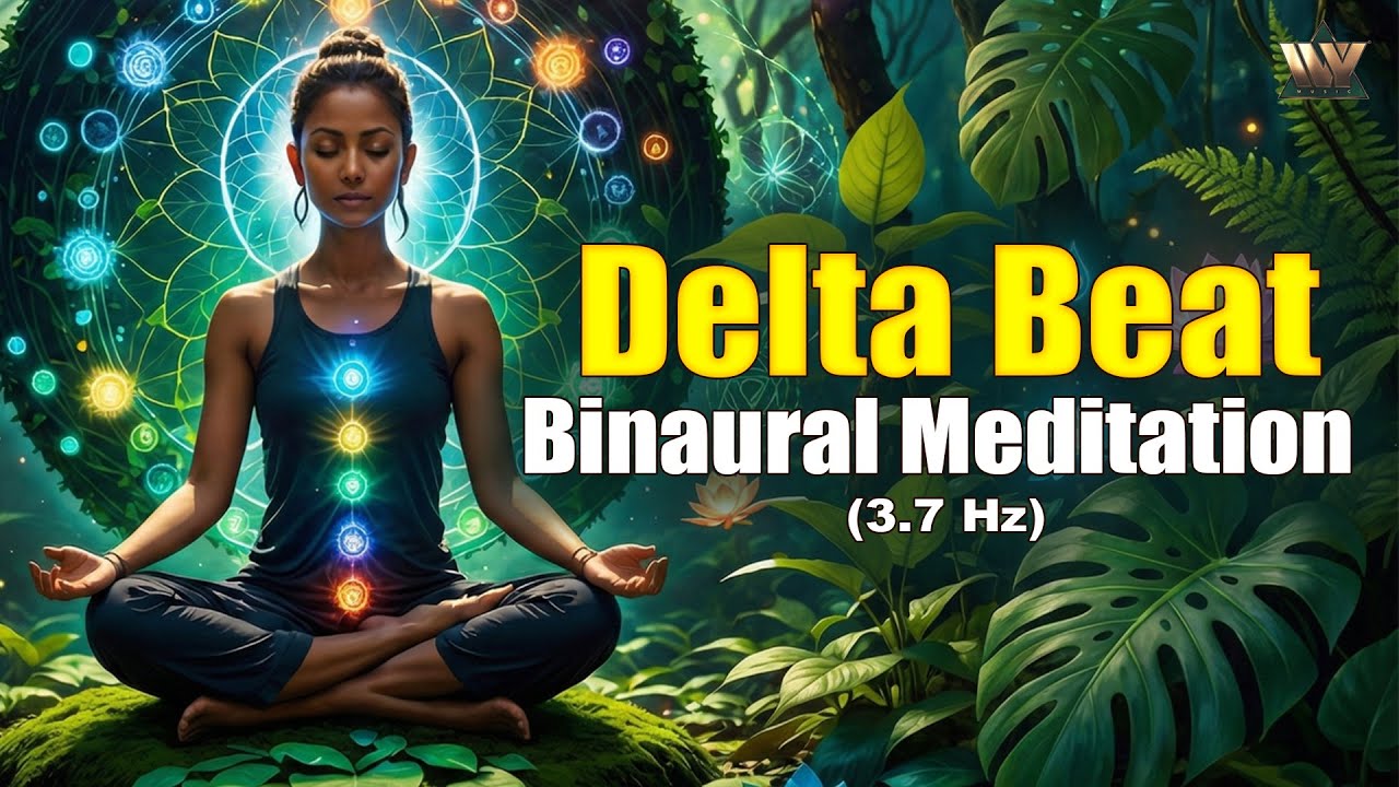 Delta Beat Binaural Meditation 3.7 Hz | Deep Sleep Healing | Relax Mind ...