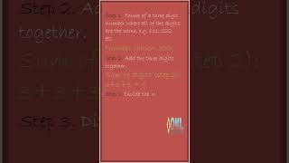 Three digit number trick - The answer is always 37
