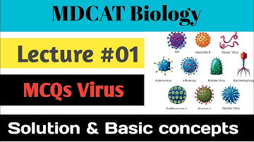 MDCAT Biology MCQs and basic concepts; #BIODIVERSITY #viruses Lecturer #1