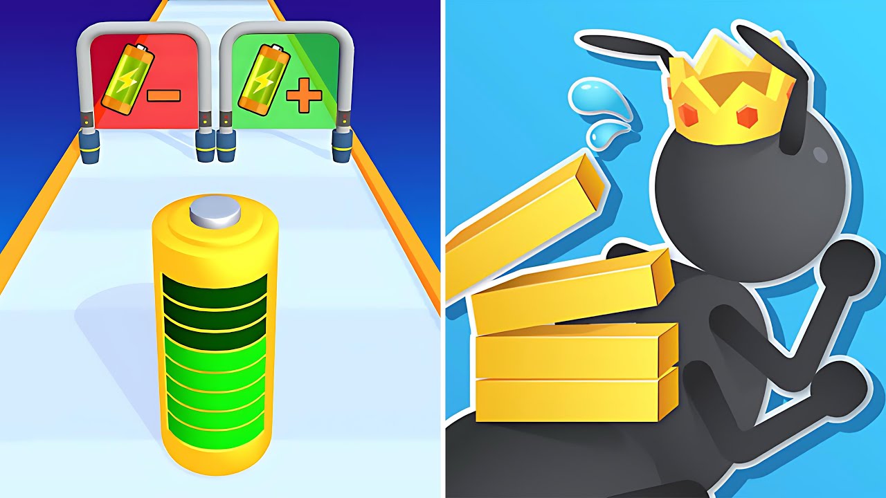 Recharge Rocket Run🆚Tiny Run Max 999 Levels Walkthrough 2026 Gameplay KR7