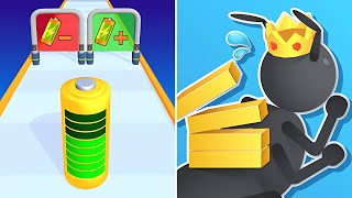 Recharge Rocket Run🆚Tiny Run Max 999 Levels Walkthrough 2026 Gameplay KR7 screenshot 1