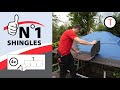 Diy  how to apply rectangular number one shingles