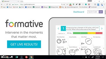 GoFormative: Set up your class and give assignments