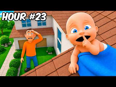 Baby Hides from DADDY for 24 HOURS!