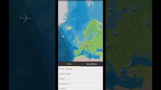 Using Filters to spot Lufthansa’s 747-400 on #flightradar24 #shorts screenshot 5