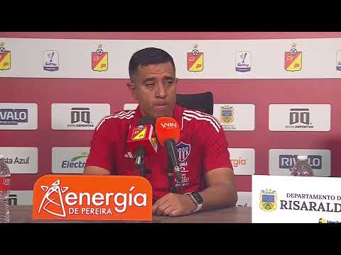 Rueda de prensa de Junior tras su partido con Pereira