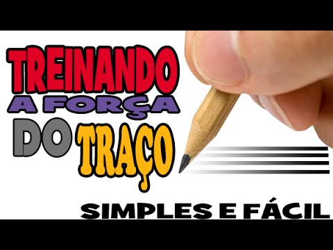 APRENDER A DESENHAR - FORÇA DO TRAÇO - VÍDEO AULA #3
