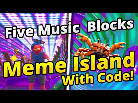 meme-island---five-epic-fortnite-music-blocks!-(incl.-crab-rave-2.0)