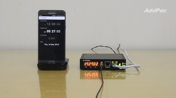 AP-GTR250 내장형 GPS NTP 서버 설치 가이드 | AddPac