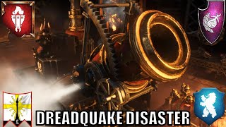 DREADQUAKE DISASTER Free for All Battle (directed by Michael Bay) - Total War Warhammer 3