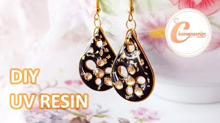 UV レジン | DIY UV Resin Craft & Accessories | HOW TO MAKE AN UV RESIN JEWELRY? | UV resin earrings