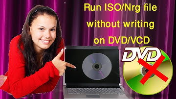 How to run ISO/Nrg file without writing on DVD/VCD by using PowerISO