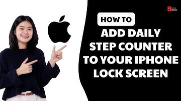 How To Add DAILY STEP COUNTER To Your iPhone Lock Screen I Step Counter Widget for iPhone