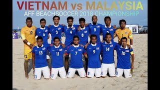 Highlights AFF Beachsoccer  [ VIETNAM vs MALAYSIA ] 2018 at Tanjong Benoa, Bali, Indonesia