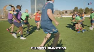 Turnover Transition From Defense To Attack: RugbyTown CROSSOVER Academy Week 6 03-01-21