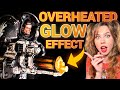 How to paint easy hot metal  overheated glow effect