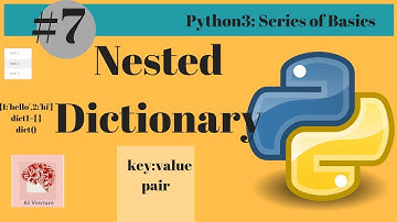 Python3 Series of Basics #7: Python  Nested Dictionary