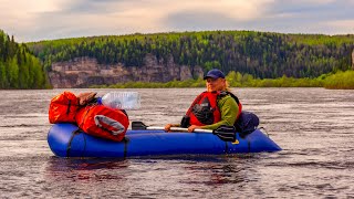 Far VISHERA. On packrafts on BIG water. Rafting from Vels to Krasnovishersk