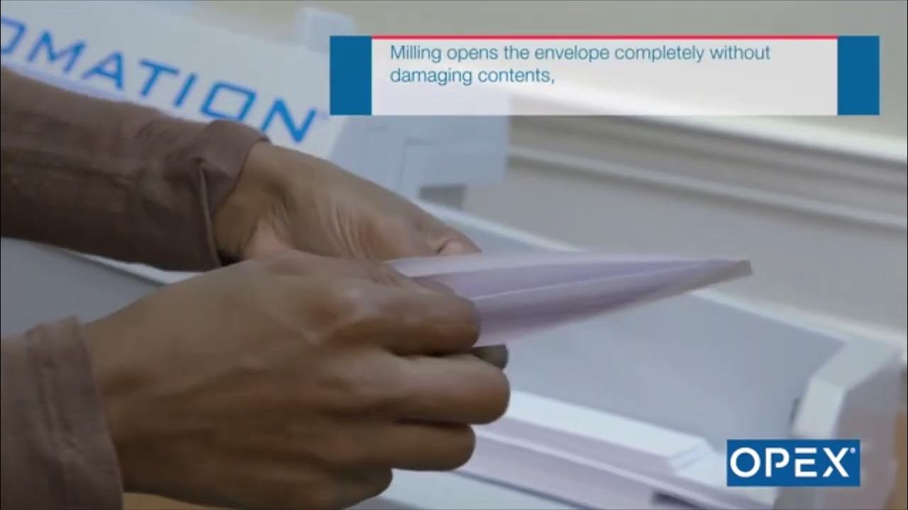 Omation 410 Letter Opener with Built in Counting and Imprinting YouTube