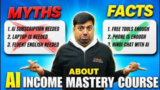 Myth Vs Facts : AI Income Mastery Batch | Earn with AI | JEE 2026 | Harsh Sir
