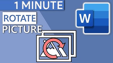 Rotate Picture in Word File (in 1 MINUTE | 2020)