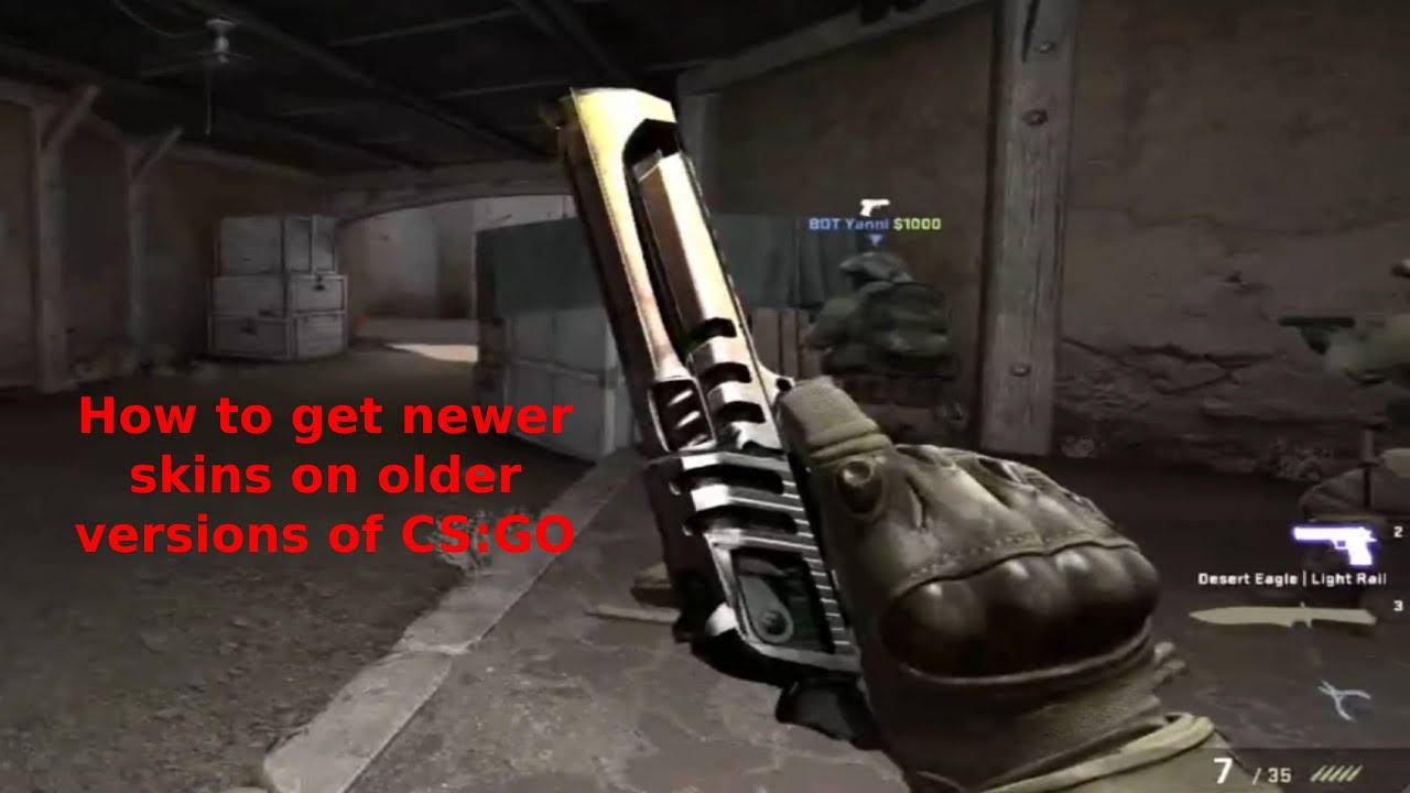 How to get newer skins on older versions of CS:GO - YouTube