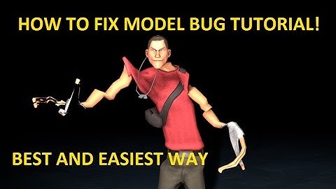 SFM Model Bug. HOW TO FIX 100% EASY (Best Tutorial)