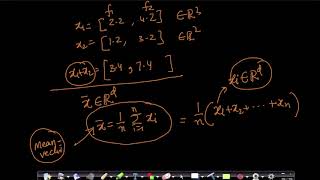 Mean of a data matrix: Dimensionality reduction and visualization Lecture 6@ Applied AI Course