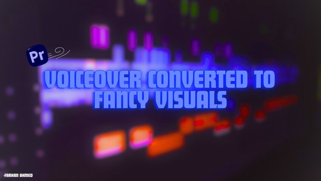 Voiceover converted to fancy visuals | This is video editing