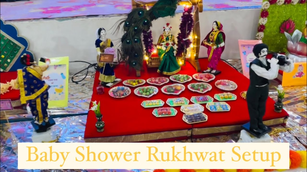 Baby shower rukhwat || Baby shower decoration || @wellvettevents # ...