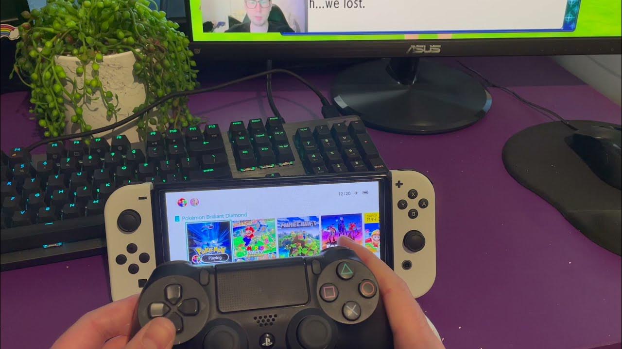 How to use Ps4 controllor on Nintendo Switch YouTube